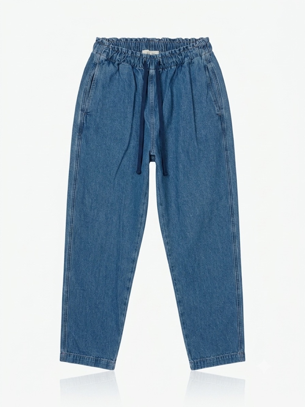XiRENA Blue Elastic-Waist Ankle Jeans